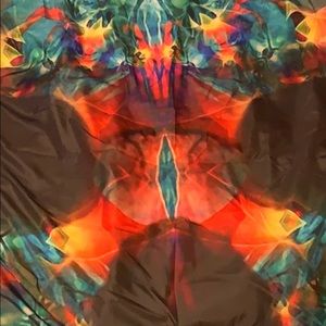 Tie Dye Skull Tapestry